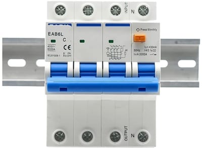Stroomonderbreker - Aardlekschakelaar - Veilige Installatie - 40A 4P Bescherming - 230V AC