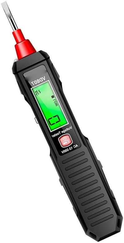 Spanningstester Pen - Elektrische Tester - Draad Controle - Niet-contact Detectie - 12-300V - Zwart
