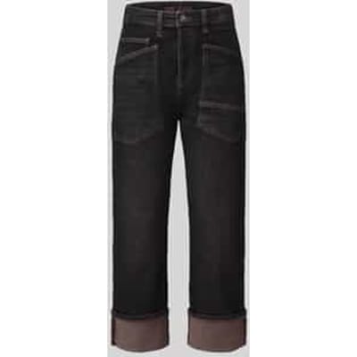 straight fit jeans van katoenmix model 'Baggy Straight'