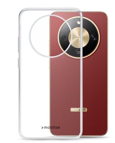 Mobilize Doorzichtig Hoesje geschikt voor HONOR Magic 8 Lite Telefoonhoesje Flexibel TPU | Mobilize Gelly Case Backcover | Doorzichtig Telefoonhoesje Magic 8 Lite | Magic 8 Lite Case | Back Cover - Transparant