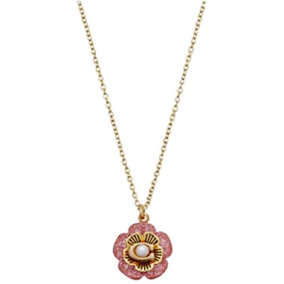 Coach Collier Femme Rose Thé Or Collier Femme C9617_GD/PK Gold,F beige