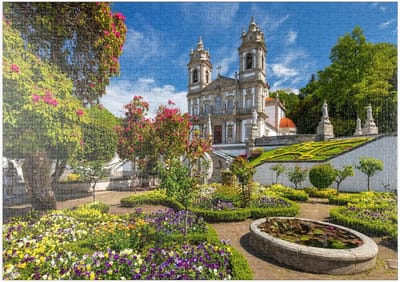 Puzzel 1000 Stukjes: Heiligdom Bom Jesus Do Monte Braga Portugal