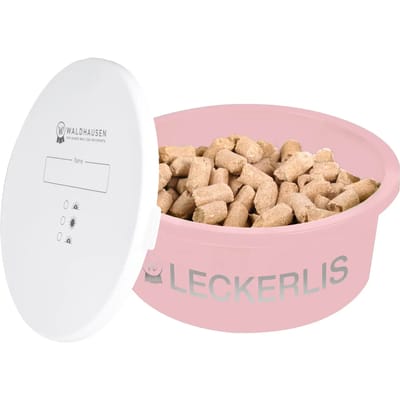 Waldhausen Snack Emmertje - Voer & Drinkbak - 2 l Pink per stuk
