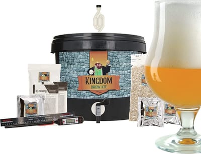 KINGDOM Bierbrouwpakket - 5 L Sterk Blond - thuisbrouwen – Vaderdag cadeau
