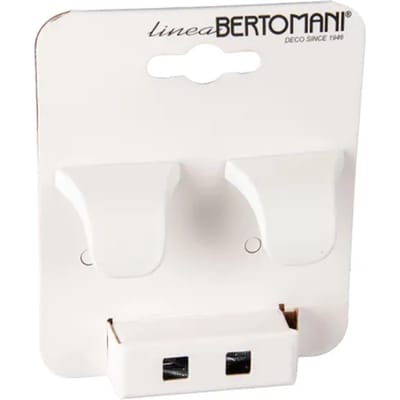 Bertomani Meubelknop - Zamak - Mat Wit - 16mm - Set Van 2