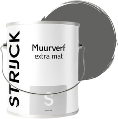 STRIJCK Muurverf Extramat - Fossiel - 067N-4 - 2.5 liter