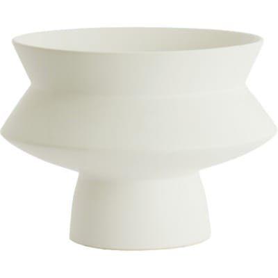 Light & Living - Vaas VICENTO - Ø31.5x23.5cm - Wit