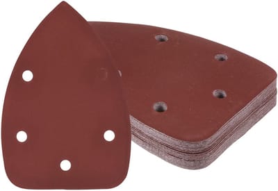 Dailygoods- Schuurpapier Set 25 Stuks - Schuurpapier Driehoek 1500 - Korrel 40-3000 - Antistatisch - Geschikt voor Hout en Metaal - Hoogwaardig Aluminiumoxide - Schuurmachinepapier