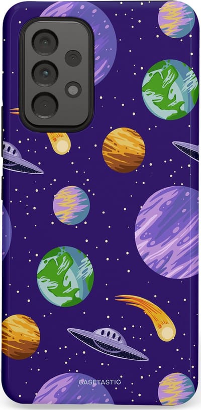 Casetastic Hoesje Geschikt voor Samsung A53 - Stijlvolle Beschermende Duo-layer Case - Ufo verkeer