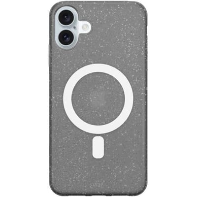 xoxo Wildhearts magnetisch telefoonhoesje - Geschikt voor iPhone 16 - Sparkle Away Zwart - Hoesje met glitters - Shockproof case - Zwart - magnetisch hoesje