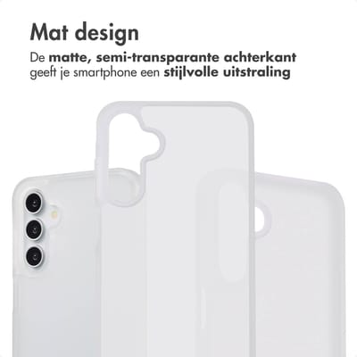 imoshion Hoesje - Geschikt voor Samsung Galaxy A15 (5G) - Color Guard Backcover - Wit