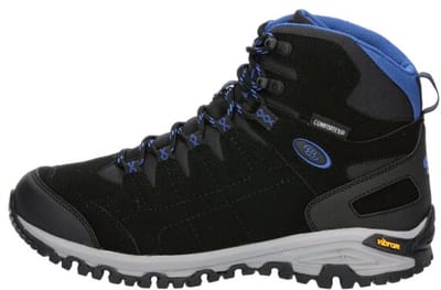 Brütting wandelschoenen Mount Shasta High - Zwart met Blauw
