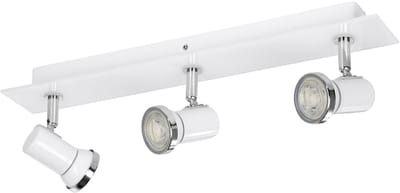 EGLO Batholino Tamara 1 - Spot - 3 Lichts - Wit, Chroom