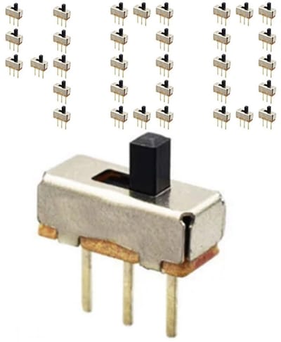 ONF3 - Arduino Mini Slide Switch - Micro Schakelaar voor DIY Projecten - 400 Stuks - Schakelaar - Betrouwbaarheid - Perfect voor hobbyisten - Co...