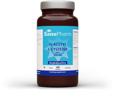 SanoPharm N-Acetyl L-Cysteine NAC high quality 60 Capsules