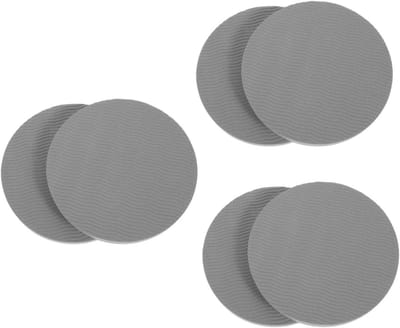 Yoga Knielmat - Kniebeschermers - Comfortabel Trainen - Antislip Grip - 6 Stuks - Grijs