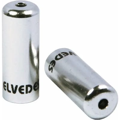 Elvedes Kabelhoedjes 4,5 X 15 Mm Messing Zilver 100 Stuks