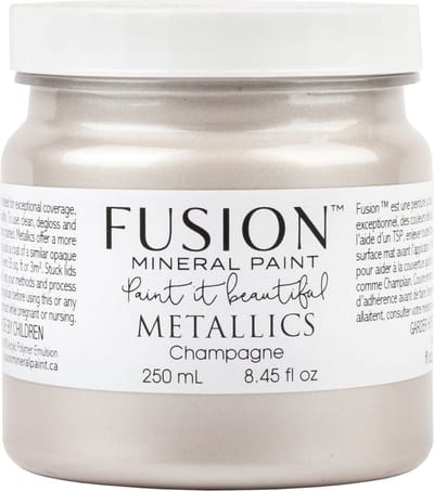 Fusion Metallic paint - Meubelverf - Acrylverf - Champagne - 250 ml