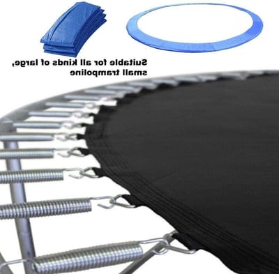 Trampoline Randhoes - Veiligehoes Trampoline - Veilig Spelen - Waterdicht PE Materiaal - 10FT - Zwart