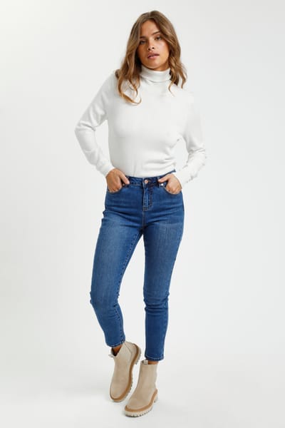 Damesjeans KAFFE Sinem HW 7/8