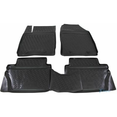 J&amp;J AUTOMOTIVE | Tapis De Sol En Caoutchouc 3D Exclusive Pour Ford Fiesta 7 2008-2017 zwart
