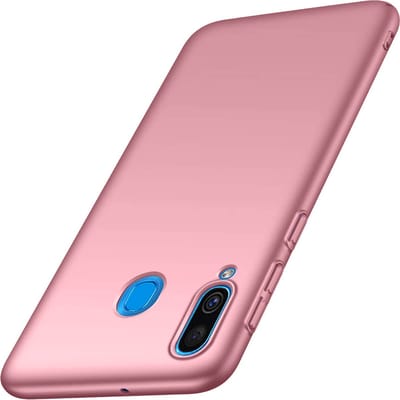 HB Hoesje Geschikt voor Samsung Galaxy A40 - Siliconen Back Cover - Roze
