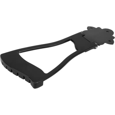Gitaar Staartstuk Trapezium 6-snarig Metaal Instrument Accessoire Onderdeel voor VervangingZwart