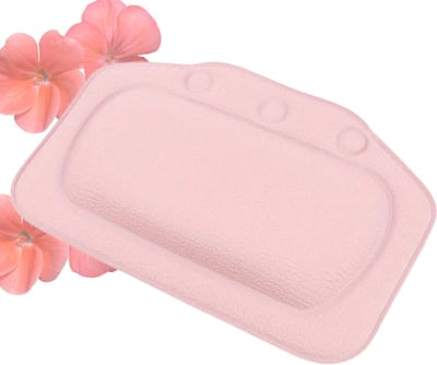 Nivard Badkussen - Badkussens Voor In Bad - Spa Bar - Spa Kussen - Accessoires - Jacuzzi Kussen - Roze