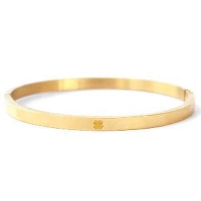 Bangle Klaver Goud (RVS)