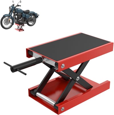 ACXIN Schaarheffer Motorfiets Heftafel Verstelbaar - 500 kg Draagvermogen - Motor Krik Voor Reparatie, ATV & Quad - Garage & Werkplaats Gebruik