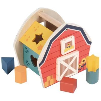 Vormensorteerhuis Baby- en peuterspeelgoed Badspeelgoed Houten speelgoed