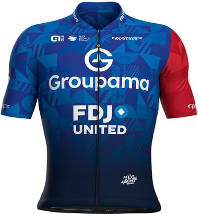 Ale Groupama Fdj Capsule Tdf 2025 Korte Mouw Wielertrui Blauw M Man