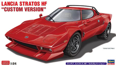 Hasegawa Modelbouwpakket Auto - 20750 Lancia Stratos HF - Custom Versie - Sportauto Plastic - 1:24 - Modelbouw