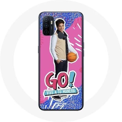 Oppo A53 hoesje Streef je dromen na Martin Go! Lang leve je Manera