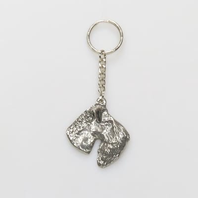 Sleutelhanger Kerry blue Terrier - Hondensleutelhanger - Cadeau Hondenliefhebber - Unieke serie - Compact, stijlvol en gedetailleerd