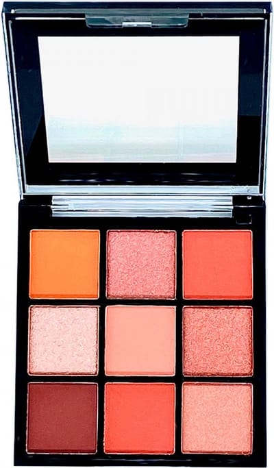 D'Donna - 24K Diamonds Bright & Matte Oogschaduw - 9 Tinten goud/oranje/bruin/terra - 1 Palette met 13 gram inhoud