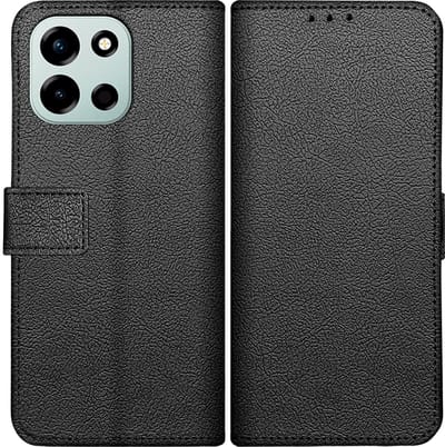Just in Case hoesje geschikt voor OnePlus Nord 6 Hoesje met Pasjeshouder - Bookcase Classic - Zwart