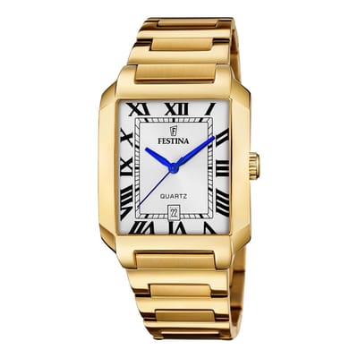 Festina F20678/1 Heren Horloge - Mineraalglas - Roestvrijstaal/Staal - Ø 40.5 mm - Quartz - Vouw/Vlindersluiting - 5 ATM (douchen)