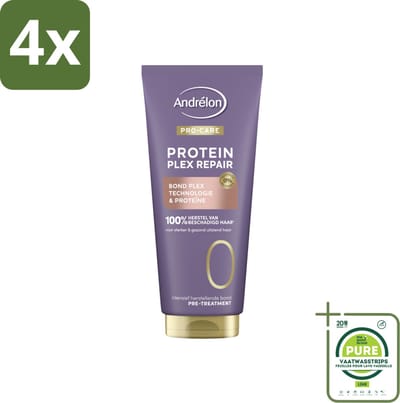 Andrélon – Pre-Treatment – Pro Care Protein Plex Repair – 170 ml - Voordeelverpakking - 4 stuks - Haarbescherming - Haarherstel