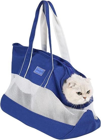Huisdier Draagtas - Reistas Huisdier - Outdoor Wandelen - Opvouwbaar Ontwerp - Tot 5 kg - Blauw