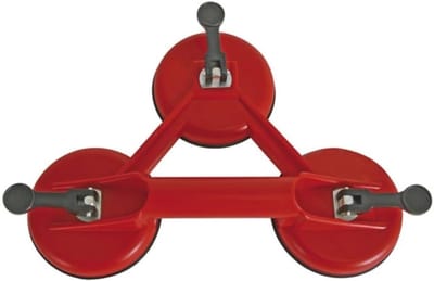 Zuignap Set - Hulpstukken - Glas Verplaatsen - Krachtige Zuigkracht - 11.5 cm Diameter - Multicolor