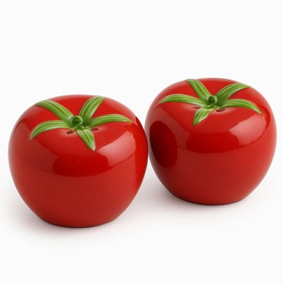 MTTproducts- Zout- en Peperstrooierset - Elegante Porseleinen Keukenaccessoires - 2 Stuks - Duurzaam en Gemakkelijk te Vullen - Grappige Designs - Hoogwaardige Kwaliteit