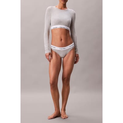 Calvin Klein Lightly Lined Bralet Grey Heather Maat: XS | BH's Outlet | Dames | Grijs