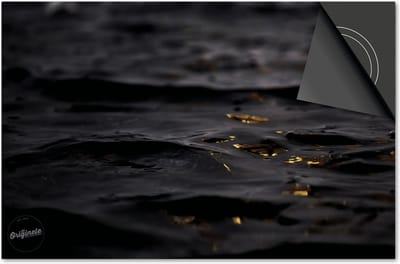 Inductie beschermer 60x60 - afdekplaat inductie mat - Dietrix Kookplaat beschermer - Exclusief - Black en Gold - Zee Zwart