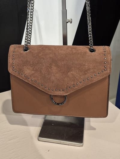 Mix en Match - Tas - Schoudertas - Crossbody tas - Whiskey - Schakel - Schouderriem