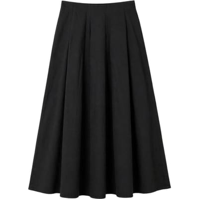Hoge Taille A-Lijn Midi Rok