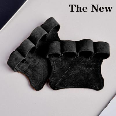 Gewichtheffen Trainingshandschoenen Workout Fitness Gym Barehand Handschoenen Comfortabel Leer Gymnastiek Handgrepen Bieden Palm Black black