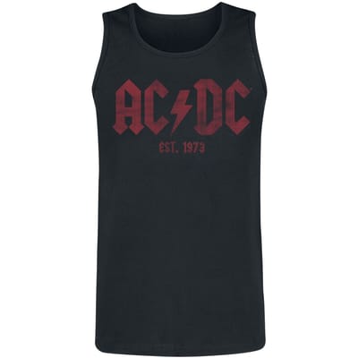 AC/DC Tanktop - Est. 1973 - S tot 4XL - voor Mannen - zwart