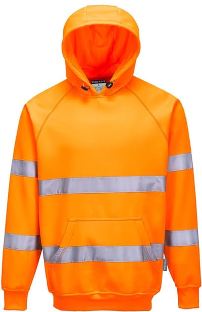 Portwest Hi-Vis Sweatshirt met capuchon B304 - Oranje - XXXL