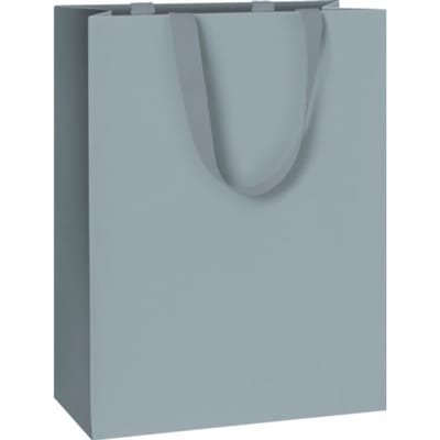 Stewo geschenktasje uni pure grijs blauw, formaat 23 x 13 x 30 cm